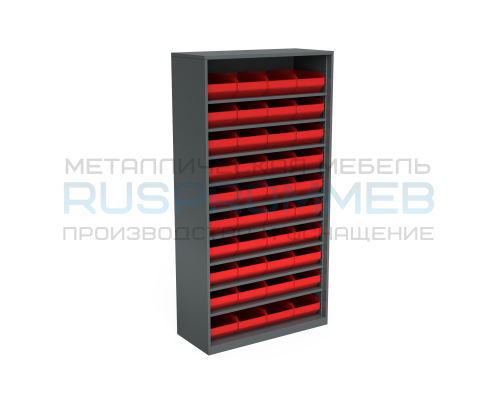 Шкаф для пластиковых лотков ШМ-40-5 (без дверей)
