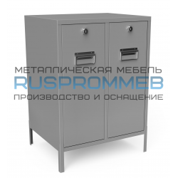 Ящик для ветоши с 2-мя отделениями 600х500х400