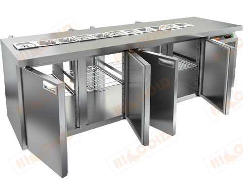 Стол охлаждаемый для салатов (саладетта) HICOLD SL2T-1111/SN